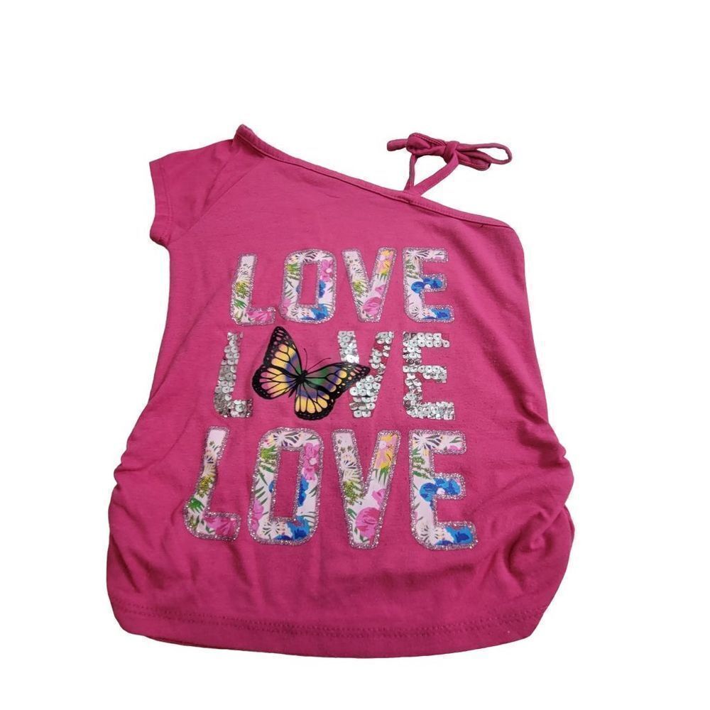 Love butterfly shirt 6X